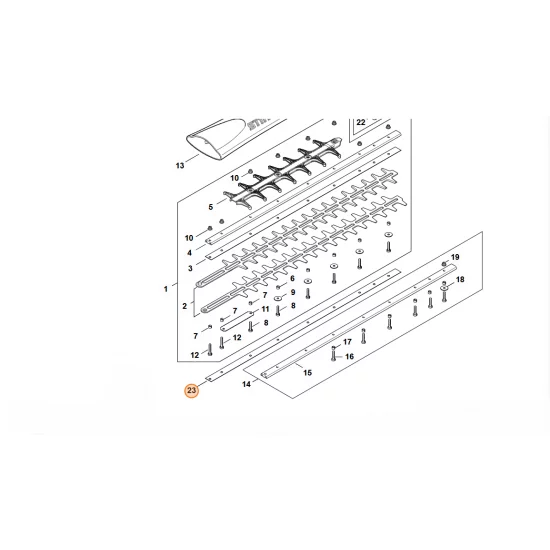 STIHL  Osłona blaszana 4237 717 3105
